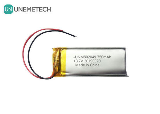 美容器 リチウムポリマーバッテリー 3.7V 750mah 802049 1C 放電 リポリバッテリー