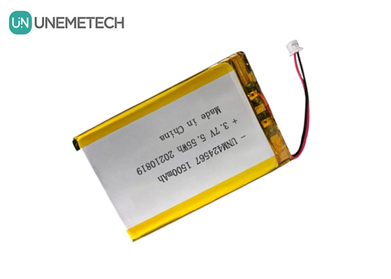 424567 リチャージ可能なリポバッテリー 3.7V 1500mah リポバッテリー 自動ID スマートカードリーダー用