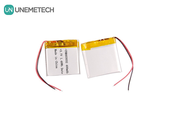 403032 4.2V カスタム リチウムイオンポリマーバッテリー 3.7 V 400mAh リチウムイオンポリマーバッテリー 電子製品用