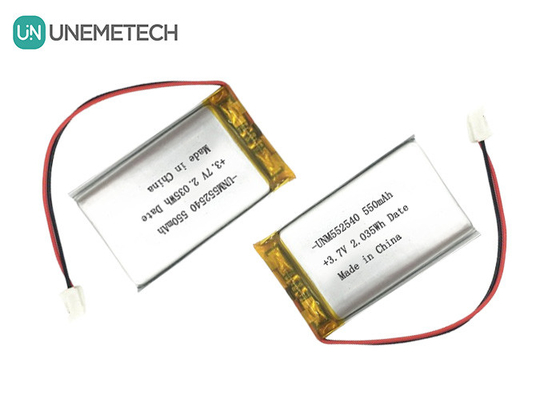 552540 プリズマ式銀 リッチャージ可能なリポバッテリー 3.7V 550mAh PETトレーカー用