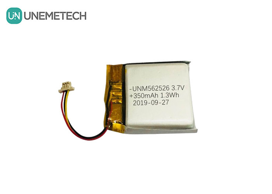 4.2V 350mAh カスタム リチウムイオンポリマーバッテリー 562526 デジタル製品のための1.0C放電