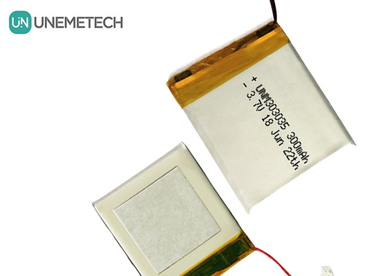 300mAh リチウムポリマーバッテリー 303035 名値電圧 3.7 V リポバッテリー MSDS 承認