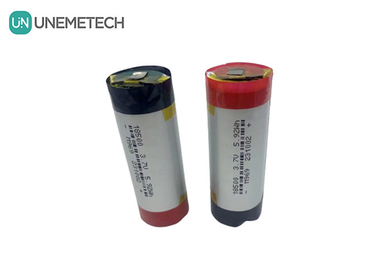 3A 円筒型 LiPo バッテリー 3.7V 1600mAh 18500 リチウムポリマー バッテリー