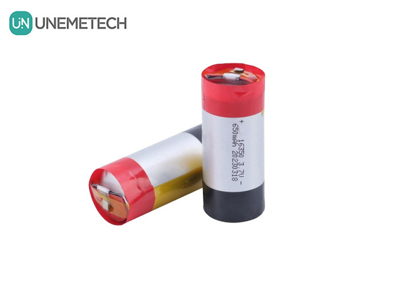5A 高速放電シリンダ式リポ電池 3.7V 650mAh 16350 家電用