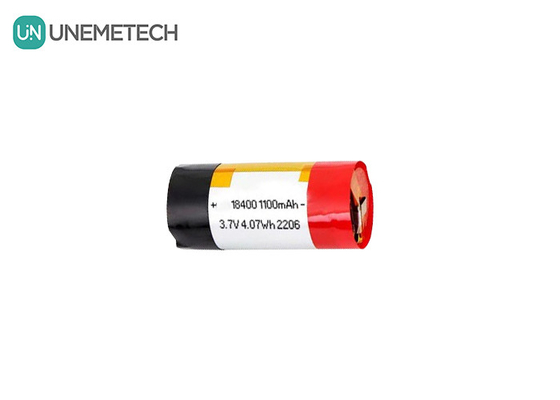 3A 放電型ポリマーリチウムイオン電池 18400 3.7v 1100mah リポ電池