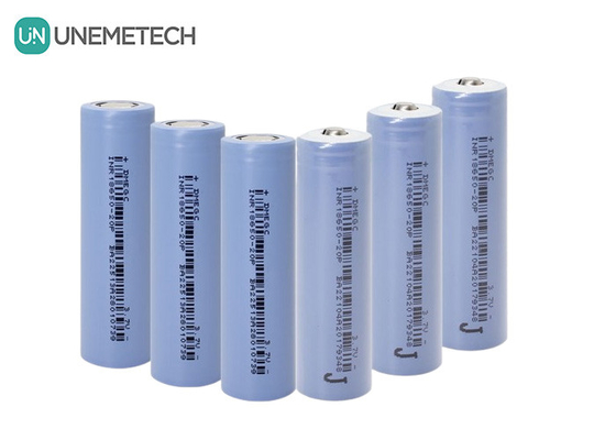 30A連続放電 18650 バッテリー 2000mAh 3.7V 円筒型リチウムイオンセル INR18650-20P