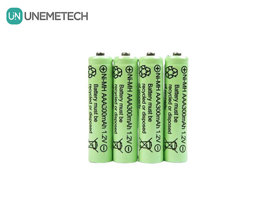 Ni-MH AAA バッテリー 1.2V 300mAh 太陽光灯とリモコン用の充電可能なバッテリー
