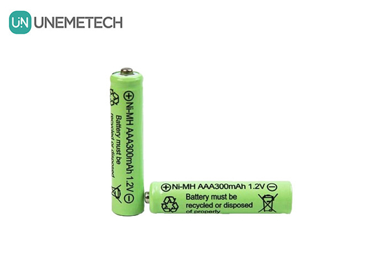 Ni-MH AAA バッテリー 1.2V 300mAh 太陽光灯とリモコン用の充電可能なバッテリー