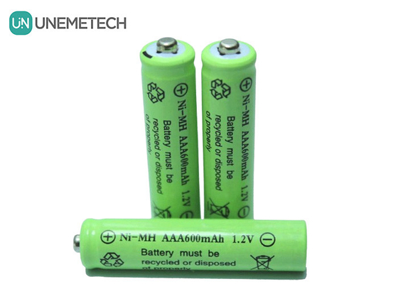AAA 1.2V 600mAh 再充電可能なNiMHバッテリー AAA600 電子玩具用