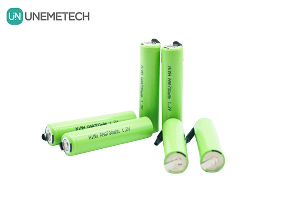 UNEMETECH AAA 再充電可能な Ni-MH バッテリー 1.2V 700mAh AAA700 電動剃毛機用