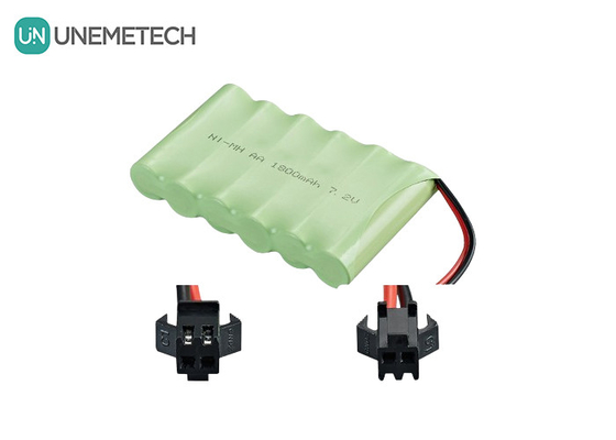 7.2V NiMH バッテリーパック 1800mAh リモコン制御車両用ニッケル金属水化物バッテリー