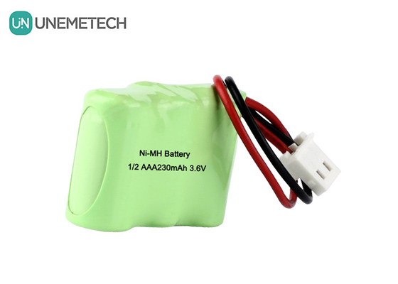 1/2AAA NiMH 再充電電池パック 3.6V 230mAh コラム 再充電電池パック