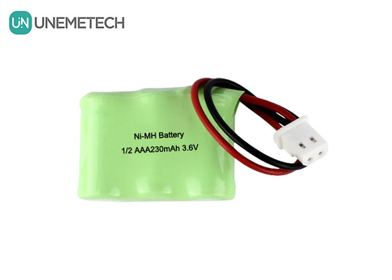 1/2AAA NiMH 再充電電池パック 3.6V 230mAh コラム 再充電電池パック