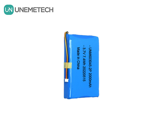 大容量リチウムポリマーバッテリーパック 603045 2P 3.7V 2000mAh スマートドアロックバッテリー