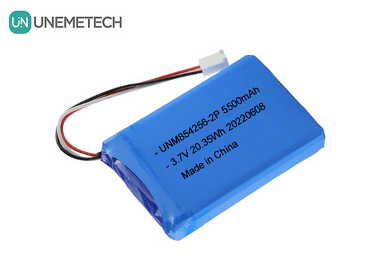 3.7V リポリ 再充電電池パック 854256 2P 5500mAh 工業機器用電池