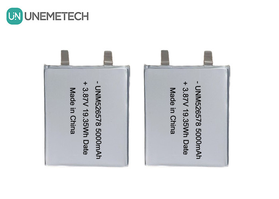 526578 3.87V 高電圧 LiPo バッテリー 5000mAh 4.45V 充電電圧 パワーバンク用