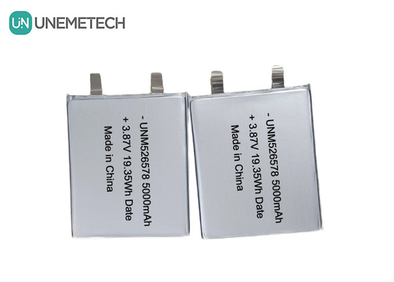 526578 3.87V 高電圧 LiPo バッテリー 5000mAh 4.45V 充電電圧 パワーバンク用