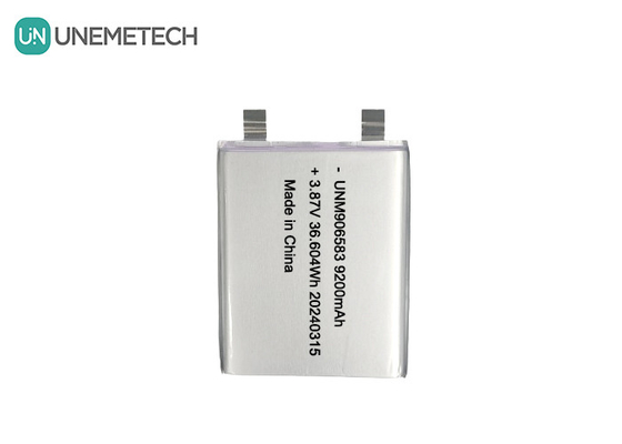 3.87V 9200mAh 906583 パワーバンク用の高圧リチウムイオン電池パック