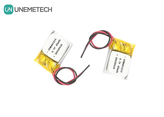 超薄型リチウムポリマーバッテリー 401215 3.7V 45mAh GPS追跡用のリポバッテリー