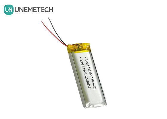3.7Vリチオン充電電池 1400mAh 112258 ポータブルパワーバンク