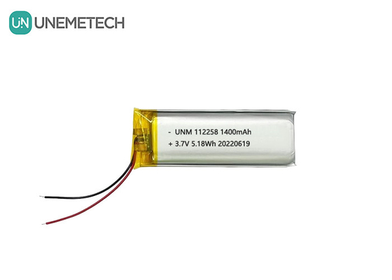3.7Vリチオン充電電池 1400mAh 112258 ポータブルパワーバンク