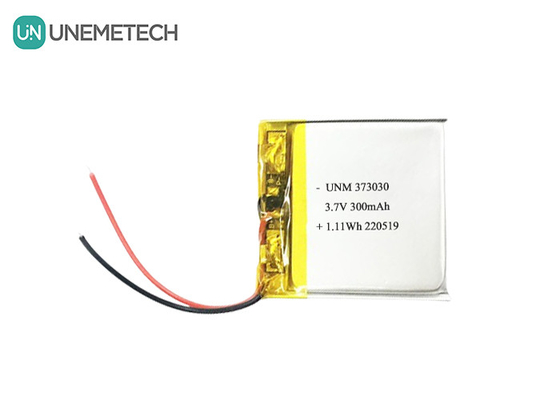 3.7V 300mAh リポ充電電池 373030 ブルーツスピーカー用