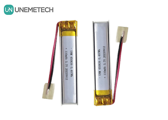 精密設計 3.7V 110mAh リポ電池 リ充電可能なリチウムポリマー電池 450839