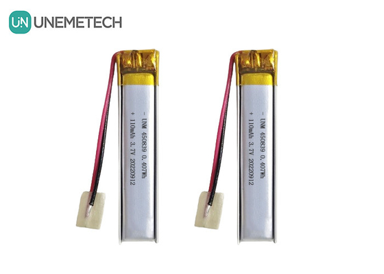 精密設計 3.7V 110mAh リポ電池 リ充電可能なリチウムポリマー電池 450839