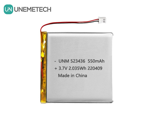 リチウムイオンポリマーバッテリー 3.7V 550mAh 523436 リ充電可能なリポリマーバッテリー GPSトラッカー