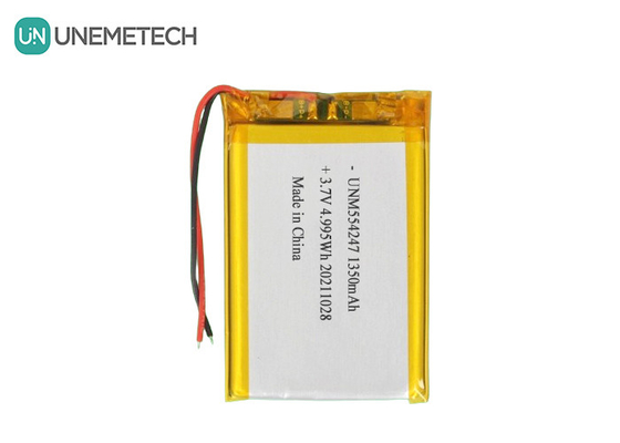3.7V 1350mAh リチャージ可能なリオイオンポリマーバッテリーパック 554247 ミニドローン