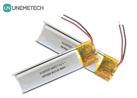 ビューティ&amp;メイク バッテリーサプライヤー 600mAh 3.7V リポ バッテリー 651558 脱毛剤