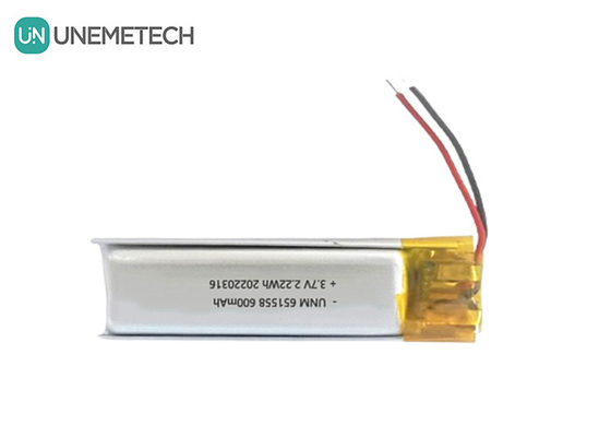 ビューティ&amp;メイク バッテリーサプライヤー 600mAh 3.7V リポ バッテリー 651558 脱毛剤
