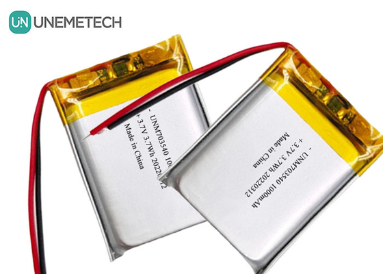 電子製品のリポ電池 1000mAh 703540 3.7V 再充電可能なリポリマー電池