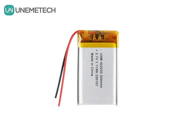 3.7V 300mAh リチウムイオン電池 422035 リモコン用のリポ電池