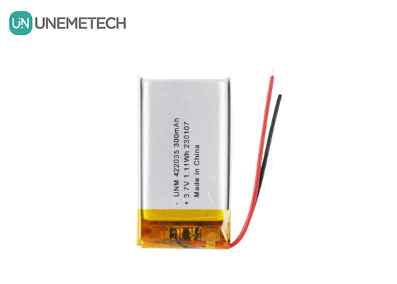 3.7V 300mAh リチウムイオン電池 422035 リモコン用のリポ電池