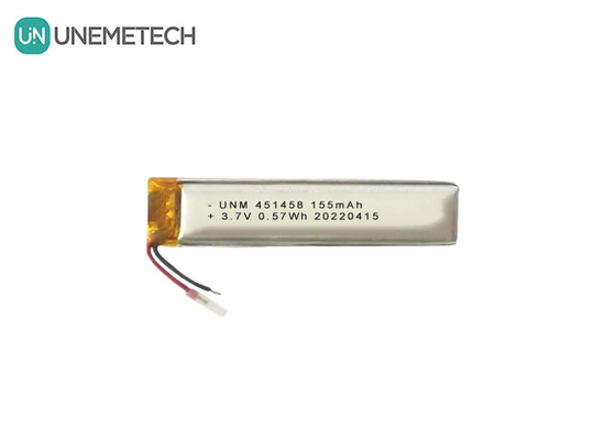 リポ 3.7V 155mAh 再充電可能なポリマー電池 451458 無線ヘッドセット用