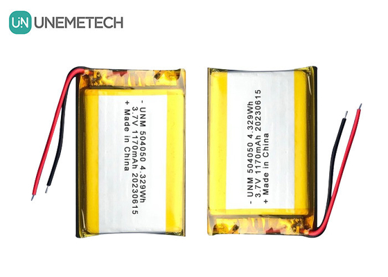 3.7V 1170mAh シームレスインテグレーション リポ充電電池 504050 電動工具用