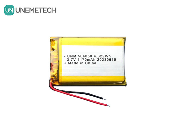 3.7V 1170mAh シームレスインテグレーション リポ充電電池 504050 電動工具用