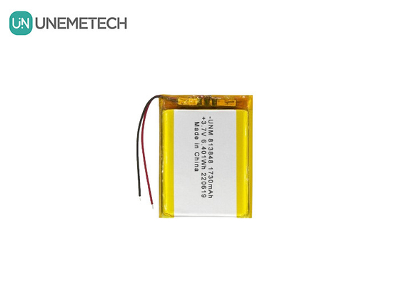 3.7V 1730mAh 大容量 リチウムイオンポリマー電池 813848 パワーバンク用