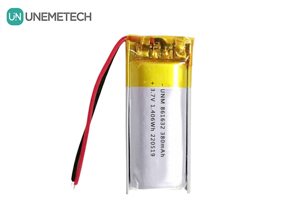 1S リポ電池 3.7V 380mAh リ充電可能なリポリマー電池 861632 テーブルランプ