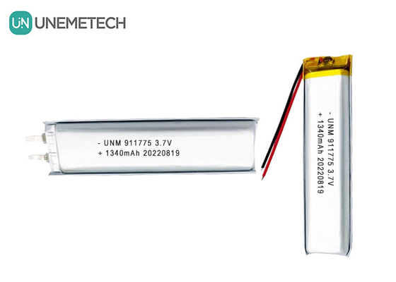 3.7V リポ充電電池 1340mAh リチウムポリマー電池 911775 スマートペン