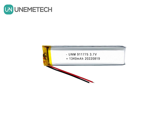 3.7V リポ充電電池 1340mAh リチウムポリマー電池 911775 スマートペン