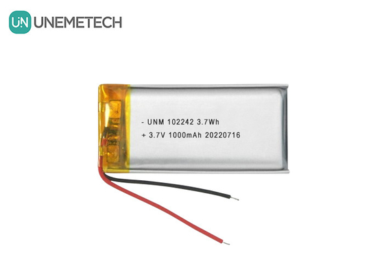 3.7V 1000mAh 102242 テーブルランプ用の標準リチウムイオンポリマー電池