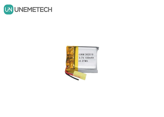 3.7V 100mAh 小型リチウムポリマーバッテリー 362019 無線ヘッドセット