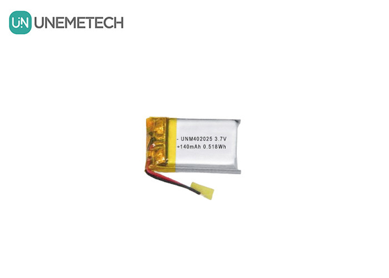 3.7V 140mAh 402025 再充電電池 リポ電池 コンパクトマッサージ機用