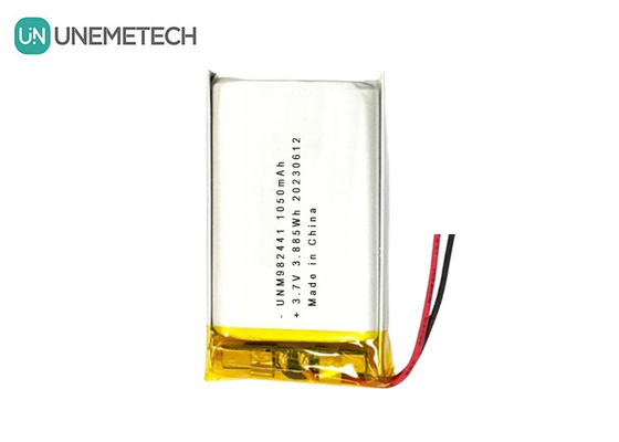 OEM ODM パーソナライズされた 3.7V 1050mAh リチウムイオンポリマーバッテリー 982441 インテリジェントドアベル