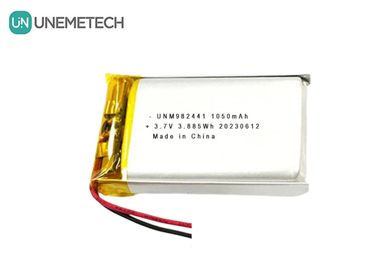 OEM ODM パーソナライズされた 3.7V 1050mAh リチウムイオンポリマーバッテリー 982441 インテリジェントドアベル