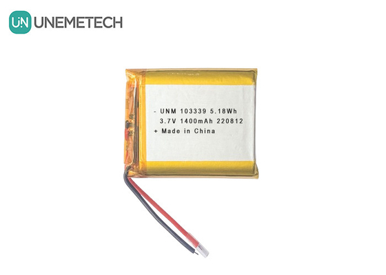 3.7V 1400mAh 高性能 リチウムイオンポリマーバッテリー 103339 玩具車用