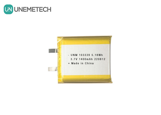 3.7V 1400mAh 高性能 リチウムイオンポリマーバッテリー 103339 玩具車用
