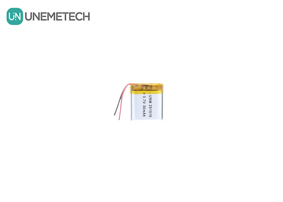 3.7V 30mAh 251515 小型の電子温度計用の小型軽量リポバッテリー